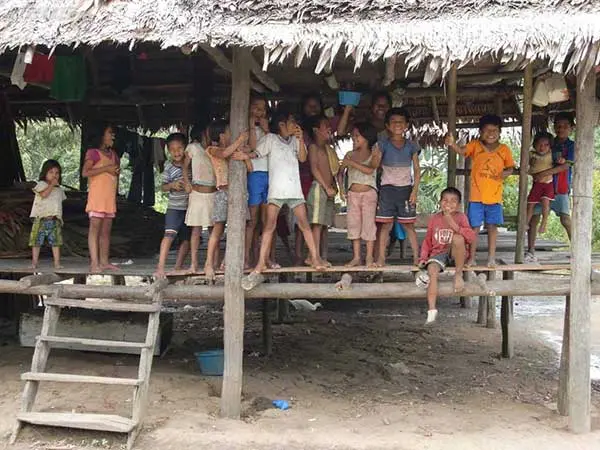 The Amazon village children
